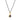 Athena gold drop necklace with american hematite