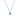 Athena small oval necklace with Chrysocolla