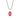 Athena small oval necklace with Tourmaline