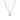 Athena small oval necklace with green onyx